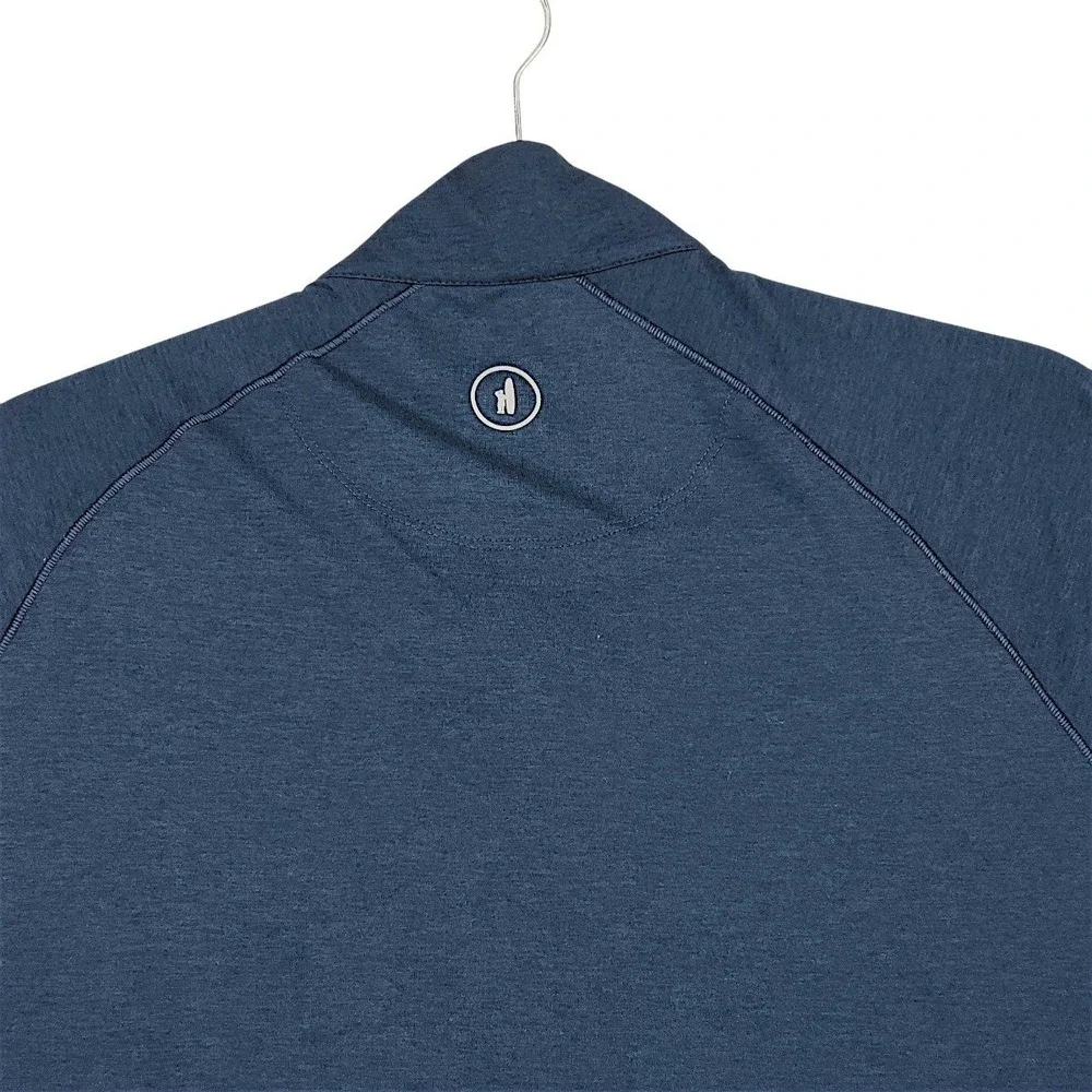 Johnnie O 1/4 Zip Pullover XL Men Blue Freeborne Performance Activewear Preppy